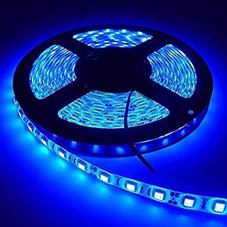 12VDC 2835 RGB LED Strip Light Kit with Remote & Adapter