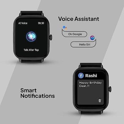 Fire-Boltt Ninja Call Pro Max 2.01” Display Smart Watch, Bluetooth Calling, 120+ Sports Modes, Health Suite, Voice Assistance