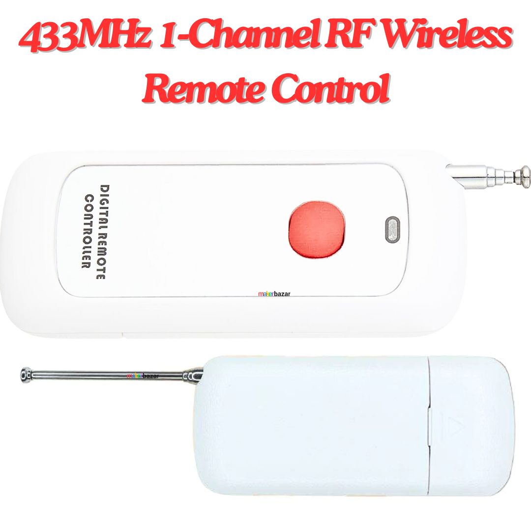 433MHz 1-Channel RF Wireless Remote Control