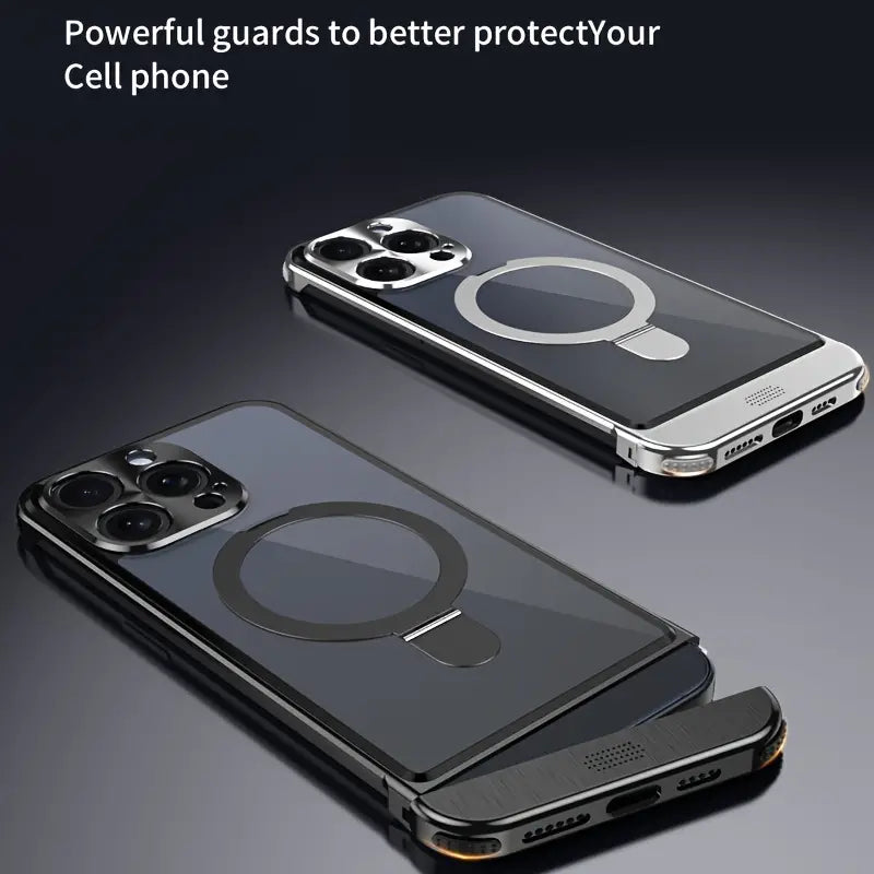 Modular Clear Magnetic Ring Holder Case - iPhone
