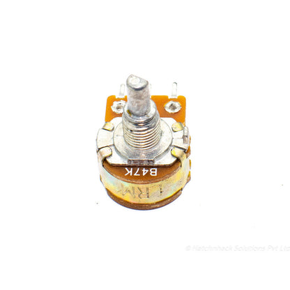 47k ohm Dual Gang Rotary Potentiometer - 6 Pin D Type Shaft
