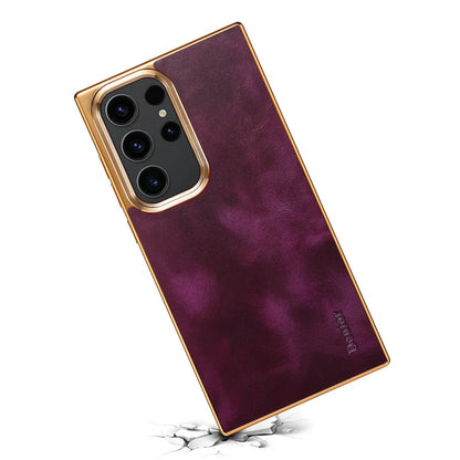 Steel Shield Leather Frame Case - Samsung