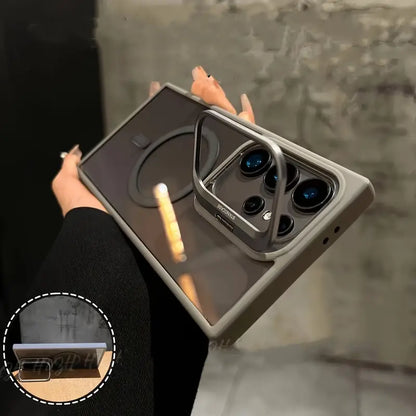 Magnetic Transparent Case with Lens Mount - Samsung