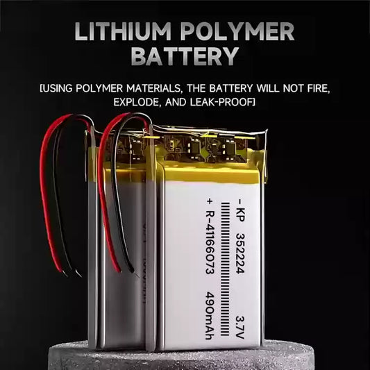 KP: 3.7V 490mAh Lithium Polymer Battery