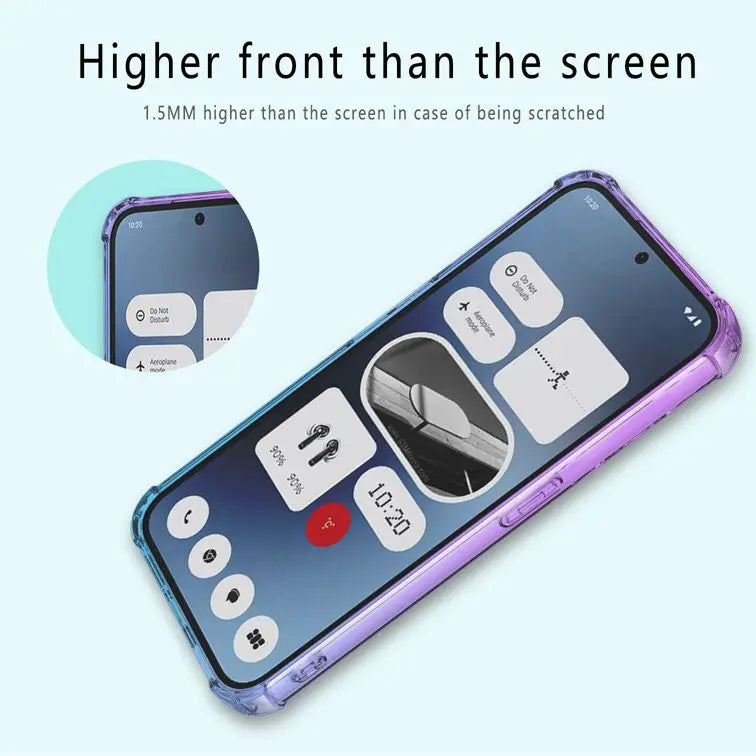 Luxurious Vibrant Clear Gradient Case - Nothing