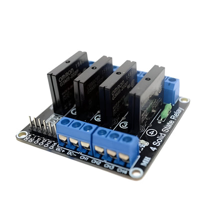 4 Channel 24V Relay Module Solid State Low Level SSR DC Control 250V 2A with Resistive