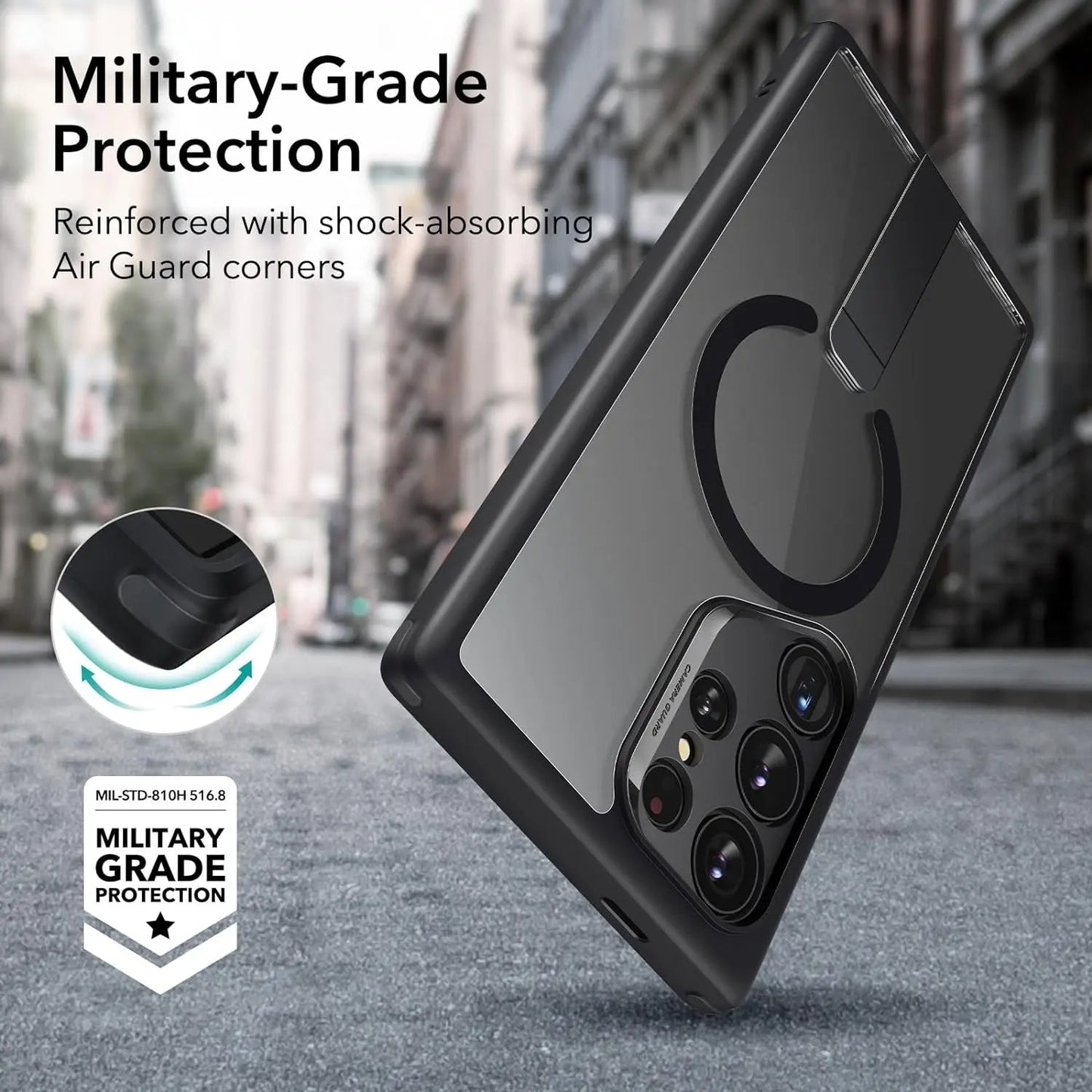 Galaxy S24 Ultra Military-Grade Kickstand Case