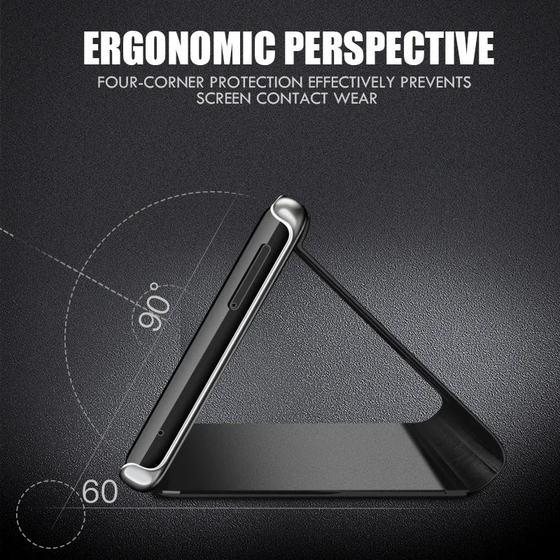 Electroplated Mirror Three Dimensional Bracket Case - Oppo