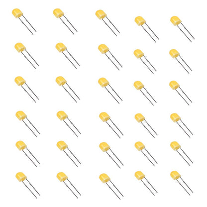 4.8mm 360 Degree Warm White Diffused LED(1000-1200mcd) (Pack of 4000)