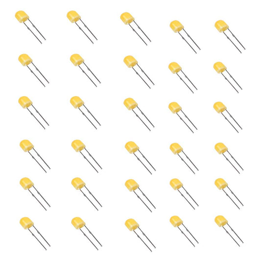 4.8mm 360 Degree Warm White Diffused LED(1000-1200mcd) (Pack of 4000)