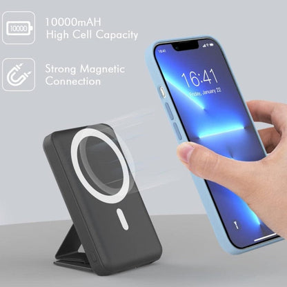 Wireless Slim Magnetic Power Bank  with Foldable Stand
