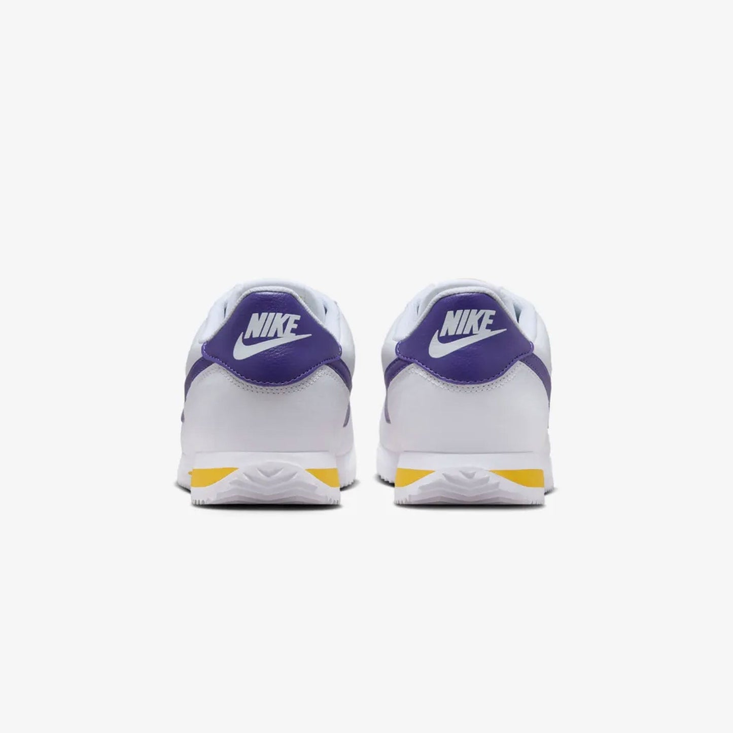 NIKE | CORTEZ { WHITE/VARSITY PURPLE-VARSITY MAIZE