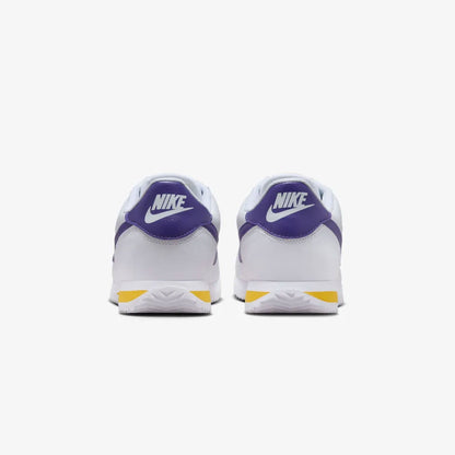 NIKE | CORTEZ { WHITE/VARSITY PURPLE-VARSITY MAIZE