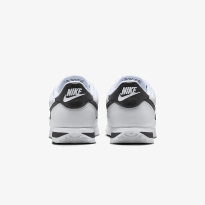 NIKE | CORTEZ LEATHER { WHITE/BLACK