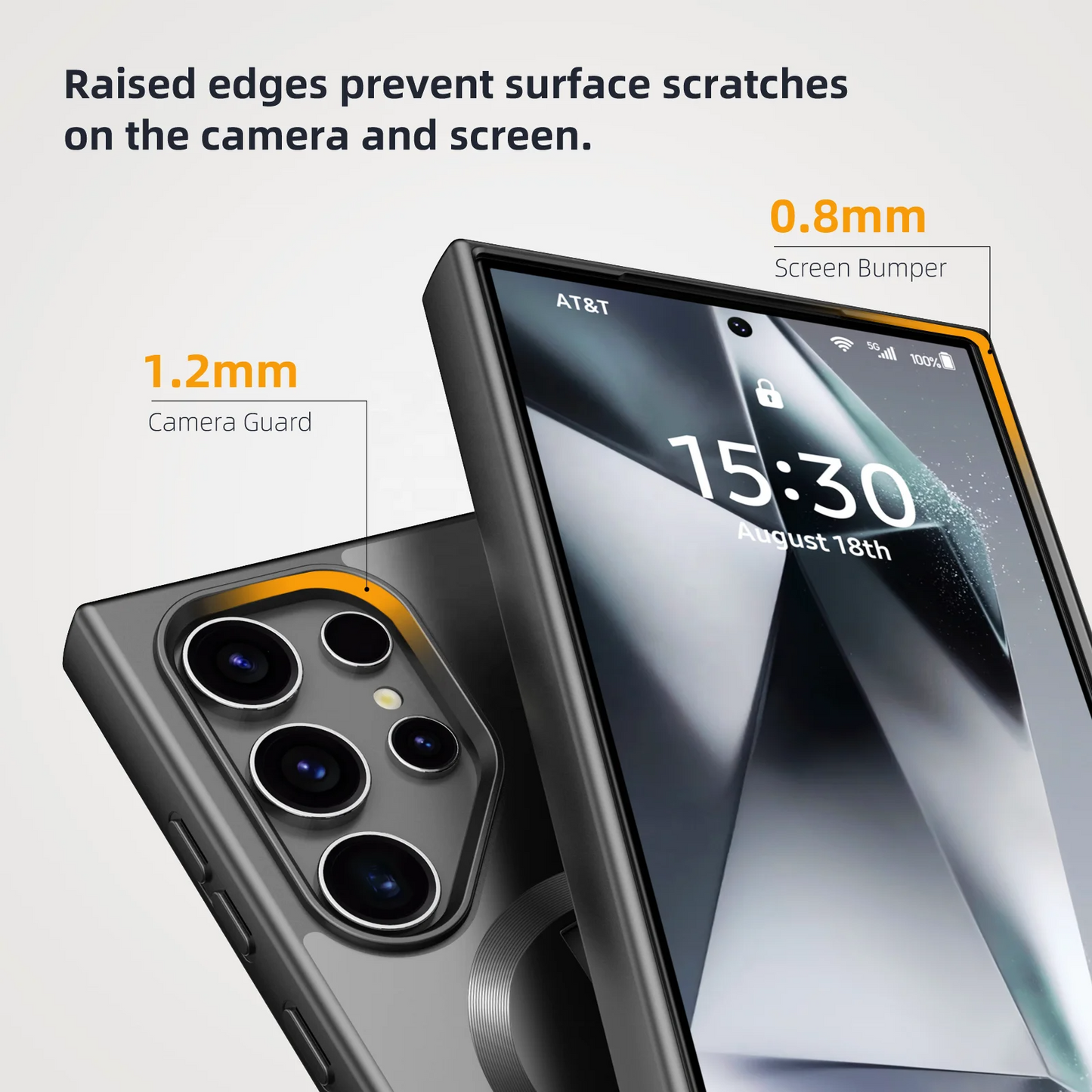 Galaxy S24 Ultra Armor Flex Hybrid Magnetic Stand Case