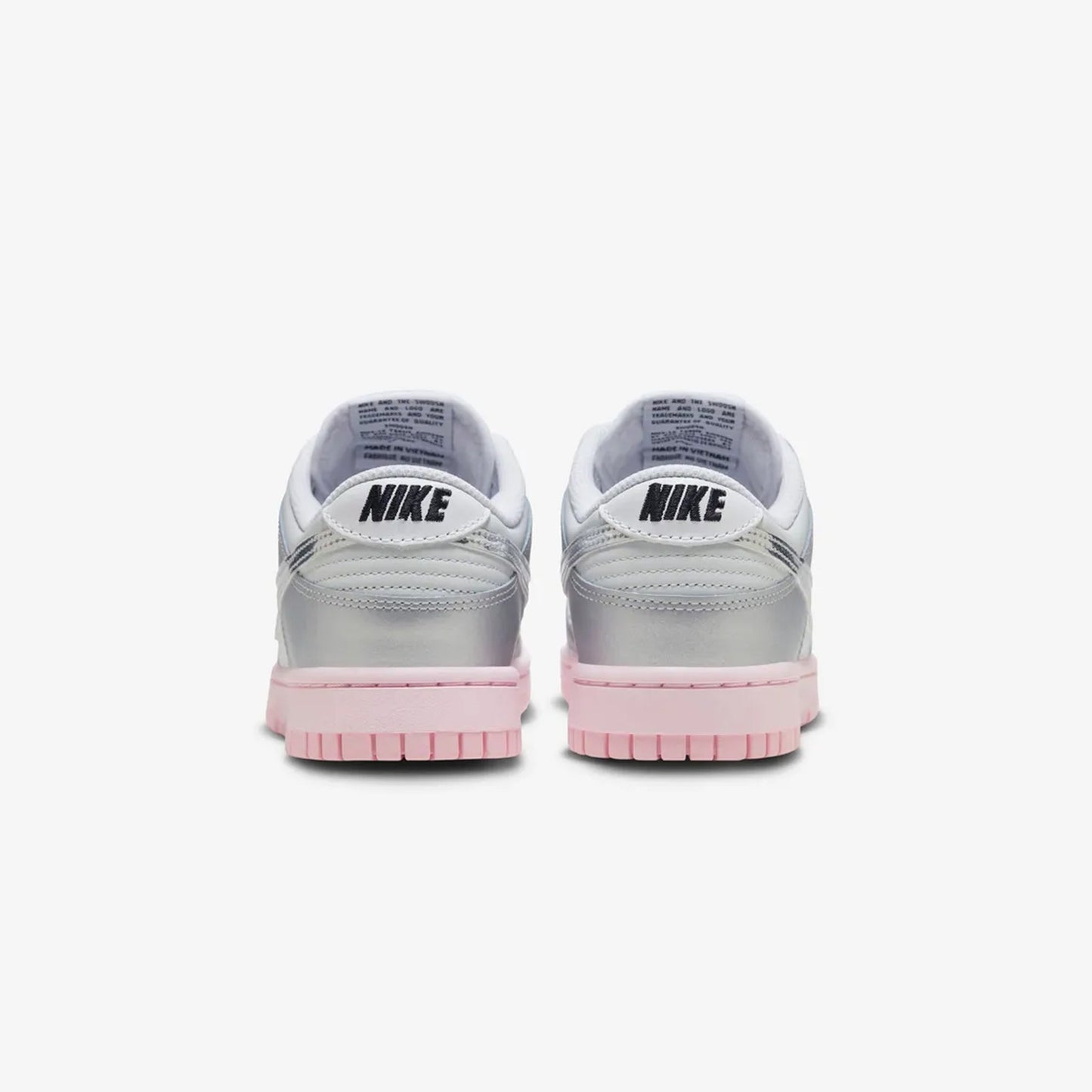 NIKE | DUNK LOW LX {  PHOTON DUST/METALLIC SILVER-PINK FOAM
