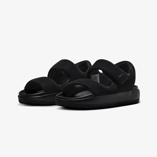 Nike | CALM SANDALS  { BLACK/BLACK-BLACK