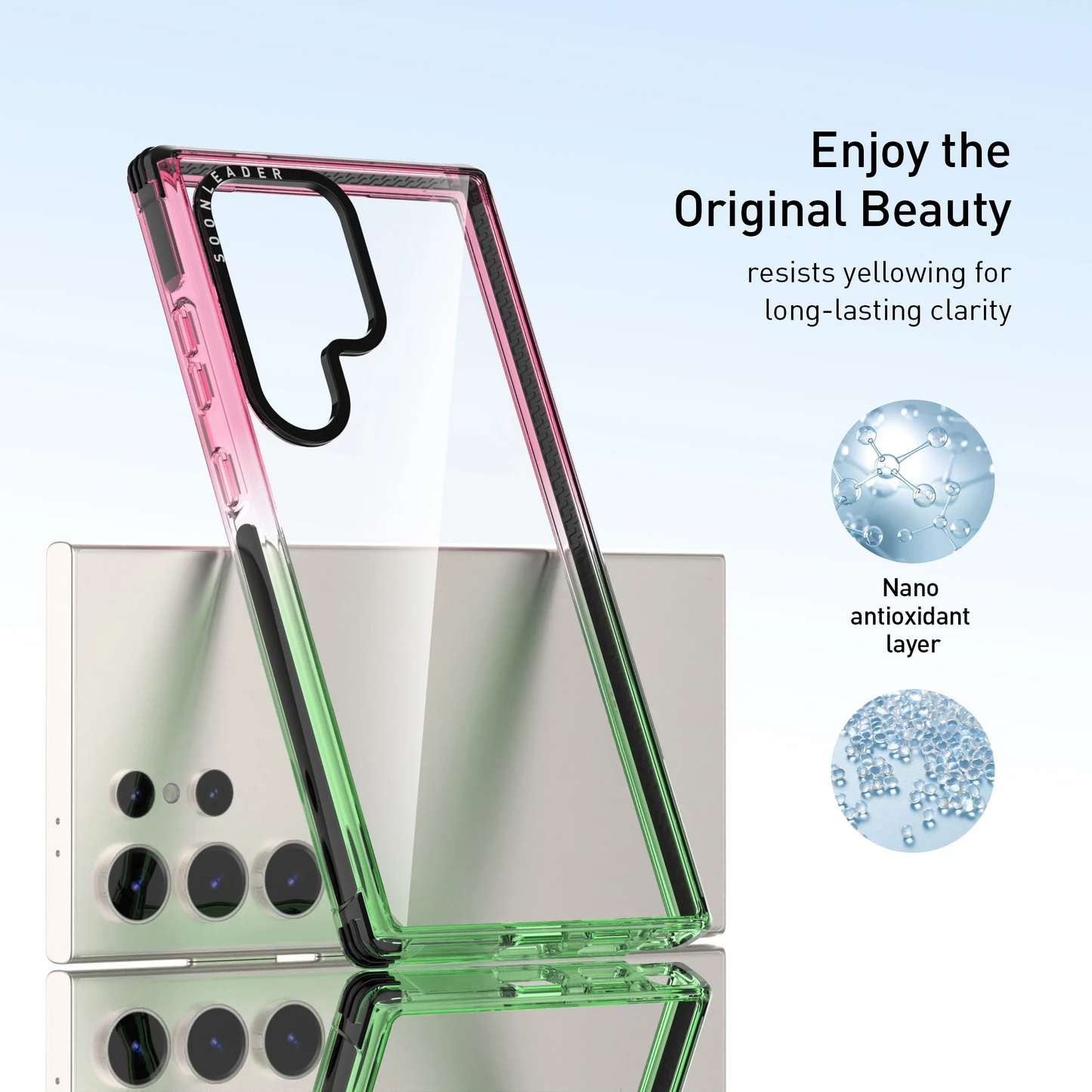 Gradient ShockProof Camera Ring Stand Case - Samsung