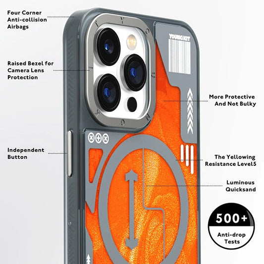 Cyberpunk Luminous Quicksand Case - iPhone