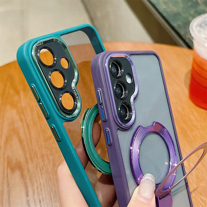 Clear Magnetic Ring Stand Case - Samsung
