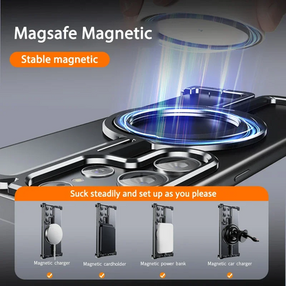 Galaxy S25 Ultra Pivot Guard Magnetic Ring Stand Case