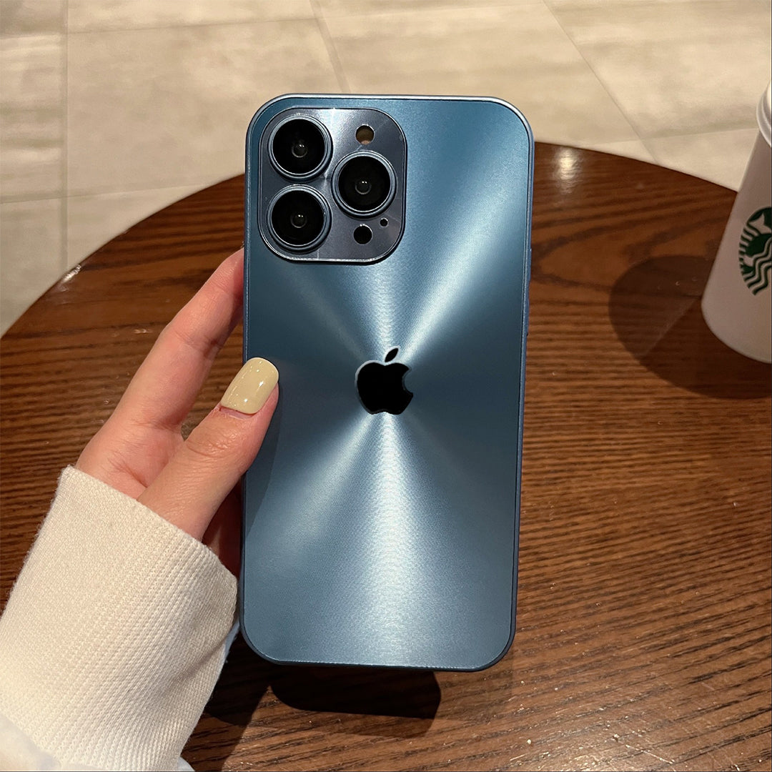 Built-in Laser Film Lens Protective Case- iPhone