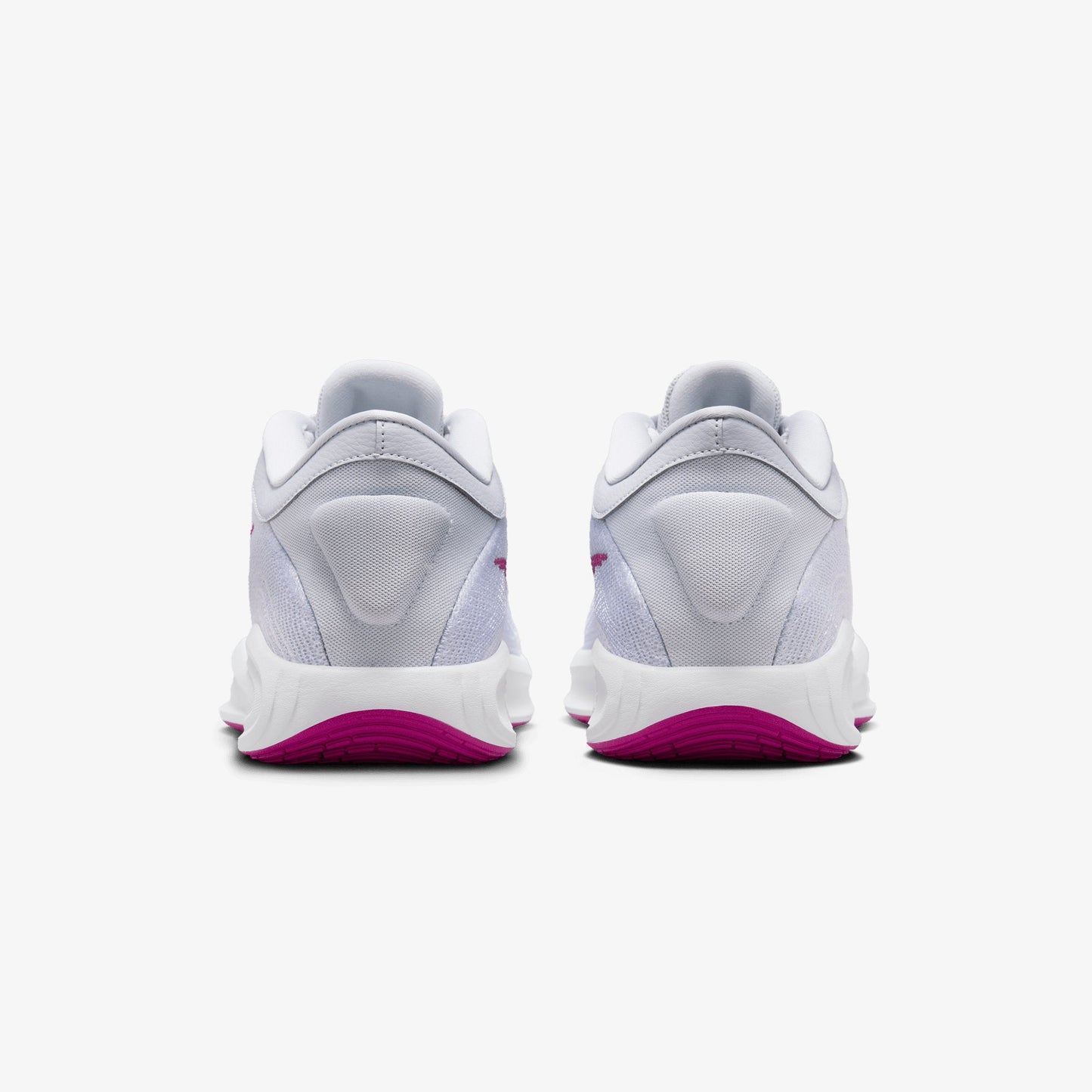 NIKE | G.T. HUSTLE ACADEMY EP { PURE PLATINUM/HOT FUCHSIA-WHITE