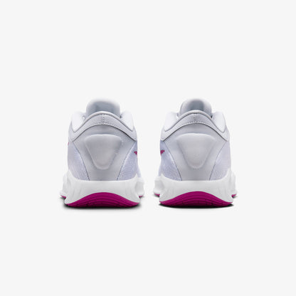 NIKE | G.T. HUSTLE ACADEMY EP { PURE PLATINUM/HOT FUCHSIA-WHITE