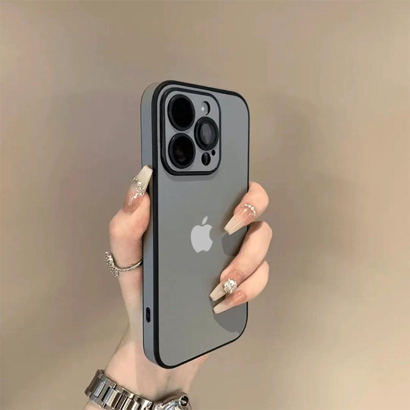 Chic Bold Border Matte Case - iPhone