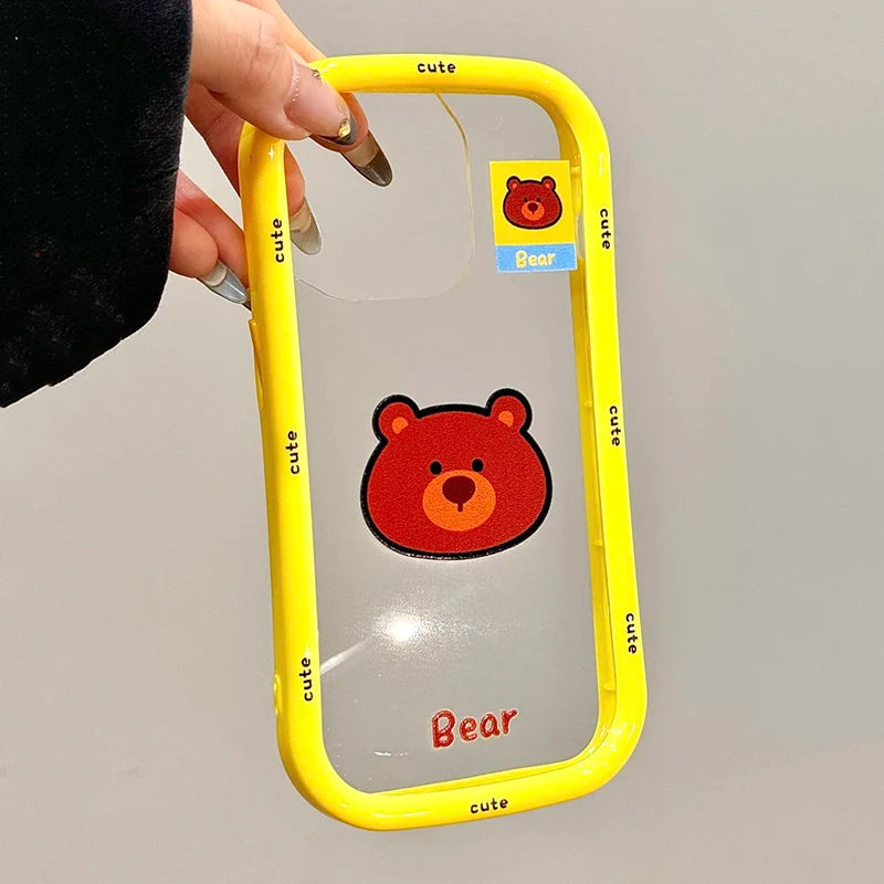 Cartoon Cute Animal Clear Case