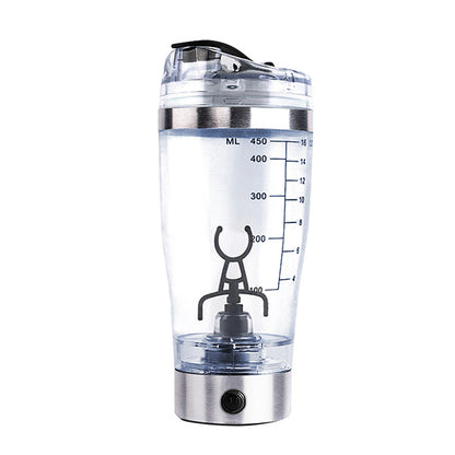 Electric Protein Shake Stirrer USB Shake Bottle Milk Coffee Blender Kettle Sports .