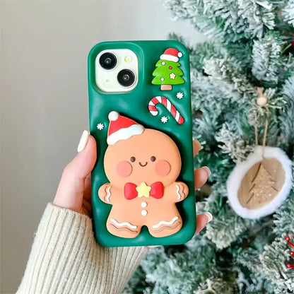 Christmas Cutie Gingerbread 3D Stand Case