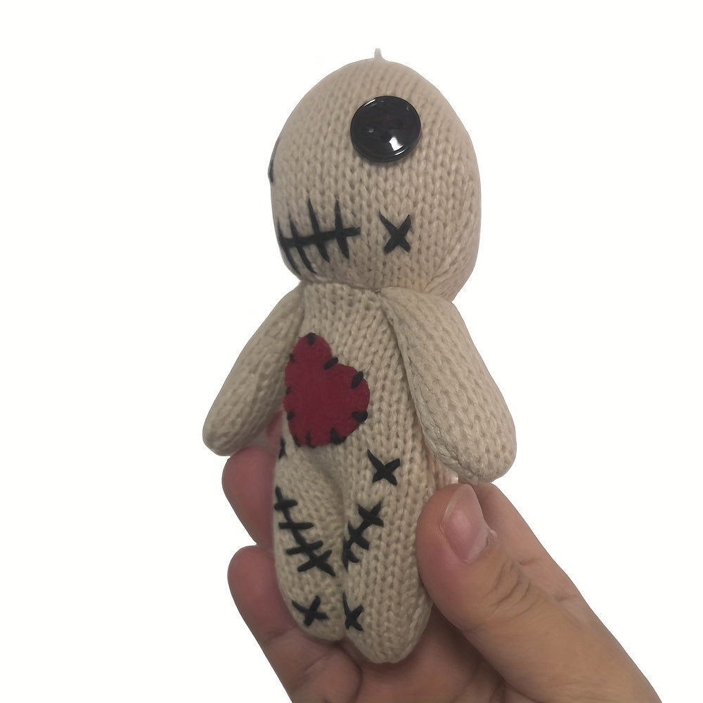 0207ba 1pc Ugly Handmade Thai Voodoo Doll Unique Accessory Halloween Scray Voodoo Dolls Creepy Ghost Doll Horror Christmas Ornaments For Witchcraft Trick Props