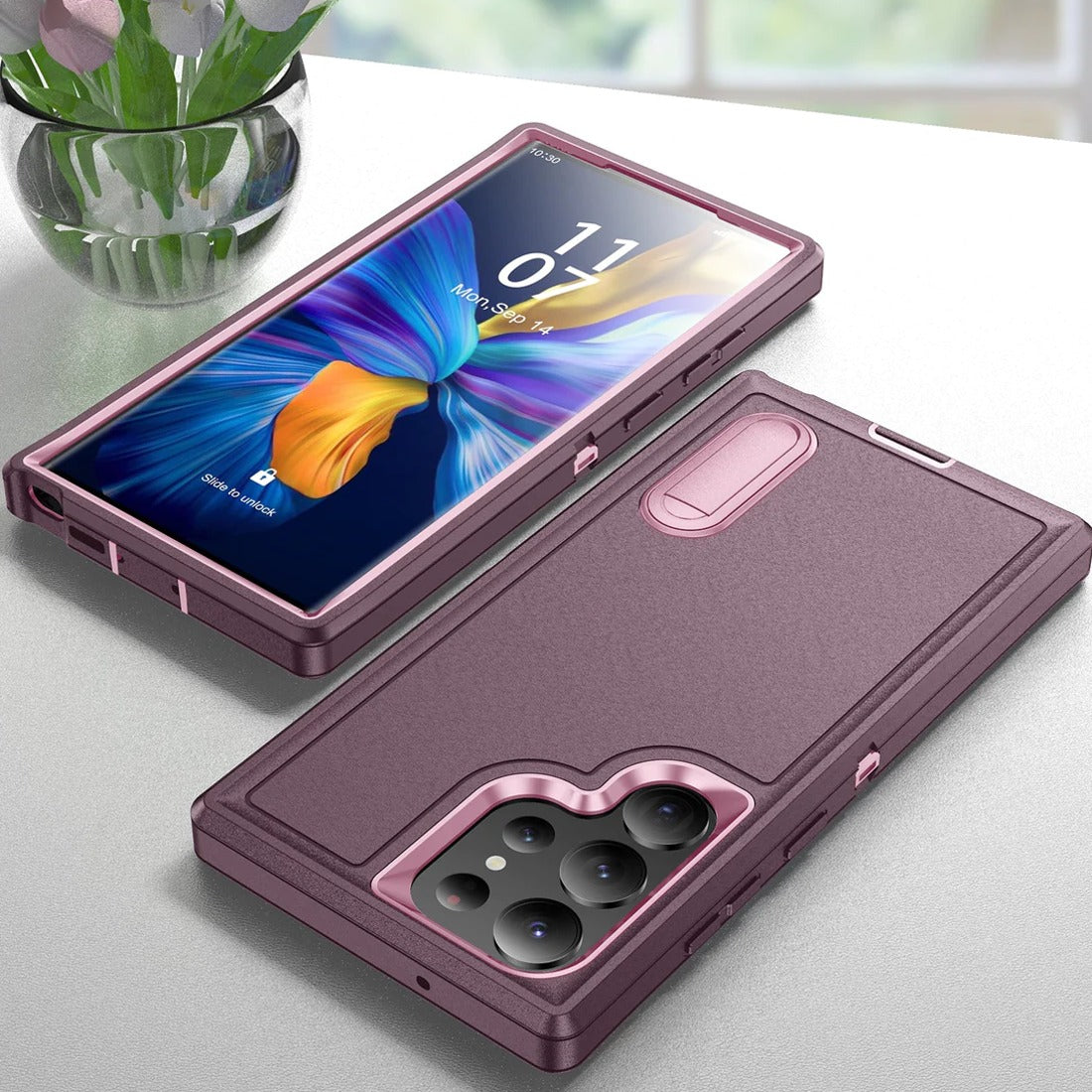 Tough Stand Hard Shell Kickstand Case - Samsung