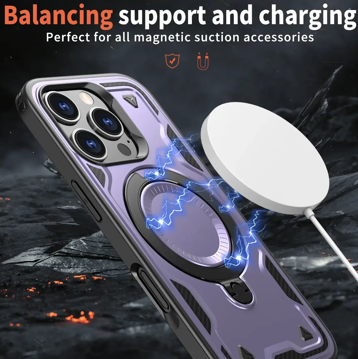 Amplified Armor Magsafe Stand Case  - iPhone