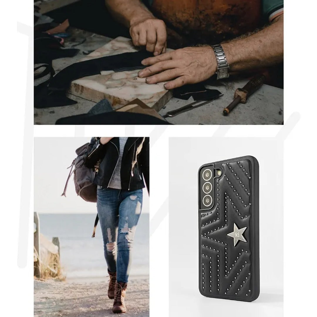 Glamorous Rivet Embellished Star Case - Samsung