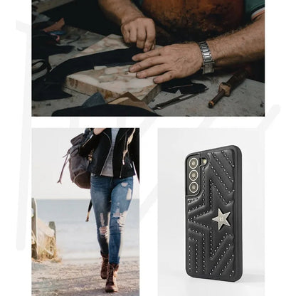 Glamorous Rivet Embellished Star Case - Samsung
