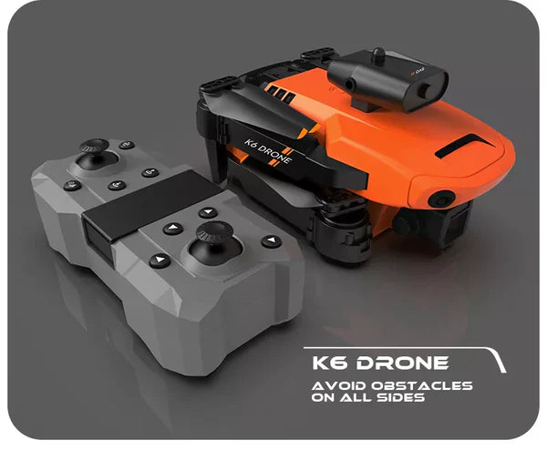 K6 Drone With Camera 4K HD Four Side 360 Obstacle Avoidance UAV Quadcopter Mini Drone