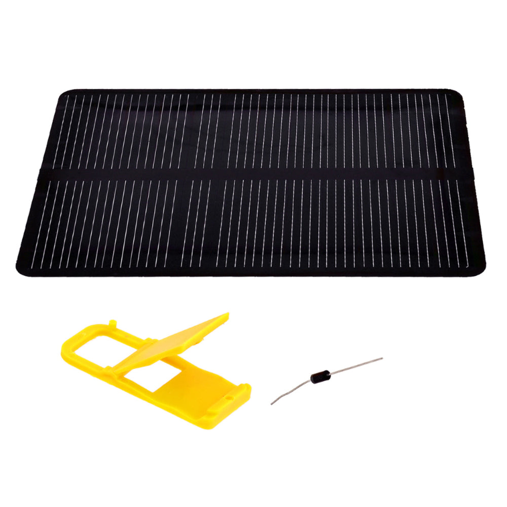 Monocrystalline Silicon Solar Panel 5.5V 130mA .6Watt 112mm X 82mm X 3mm