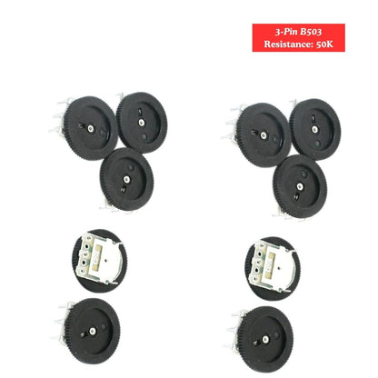 B-Series Round Dial Potentiometer Rotary Volume Control Switch