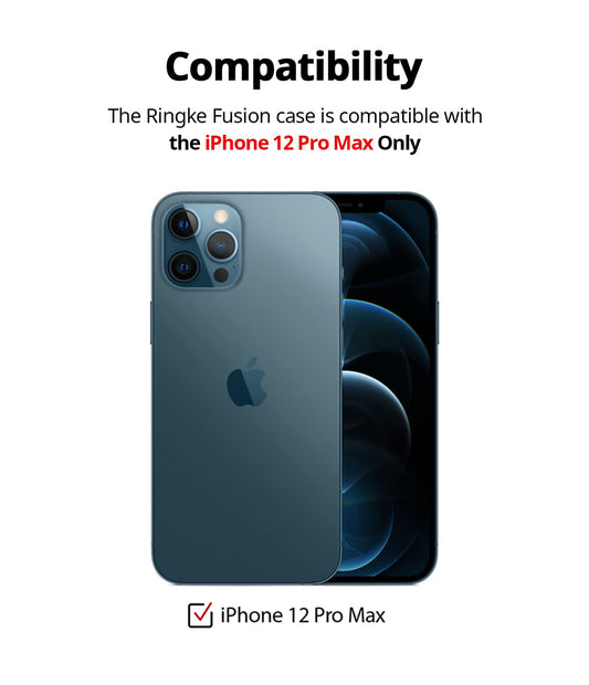 (Refurbished) Apple iPhone 12 Pro Max Fusion Matte Clear