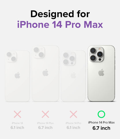 (Refurbished) 2 Apple iPhone 14 Pro Max Fusion Matte - Smoke black