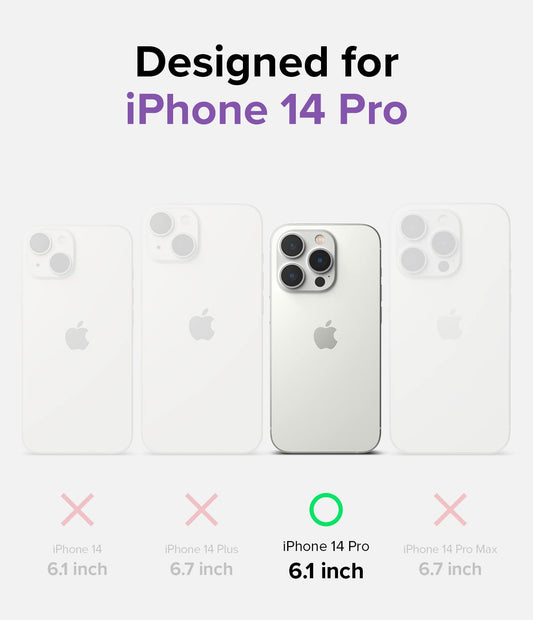 (Refurbished) Apple iPhone 14 Pro Back Cover Case | Fusion - Clear