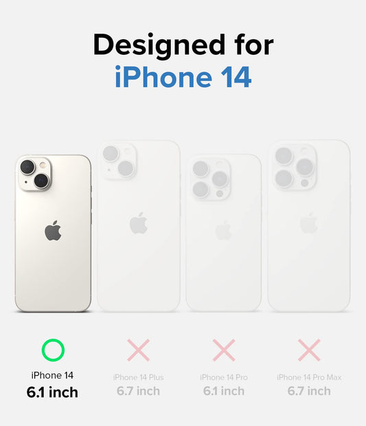 (Refurbished) Apple iPhone 14 Fusion - Matte Clear
