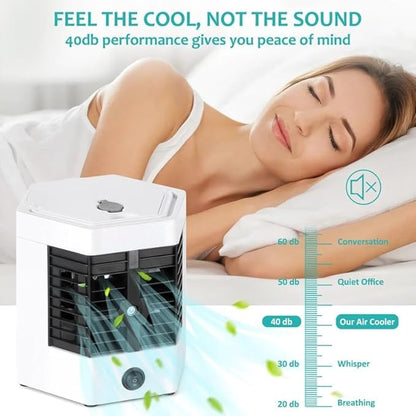 USB Mini Air Conditioner Portable Personal Space Cooling Fan Air Cooler USB Mini Air