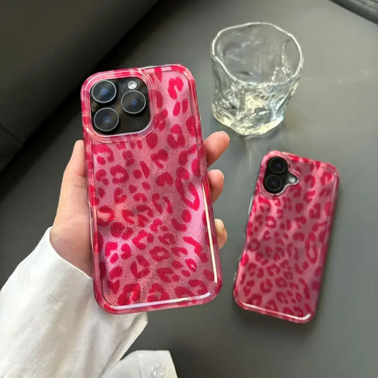 Wild Diva Luxe 3D Leopard Print Case