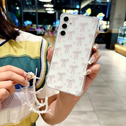 Bow Charm Cute Ribbons Phone Case - Samsung