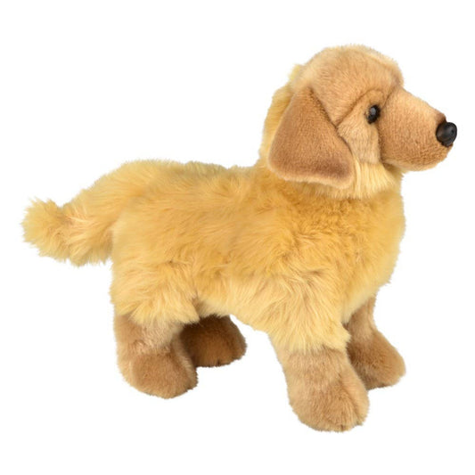 12" Heirloom Standing Golden Retriever Plush For Kids