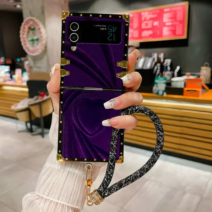 3D Rebellion Heartfelt Velvet Rivet Case - Samsung