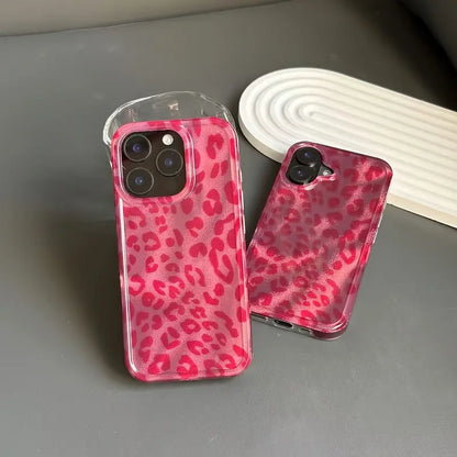 Wild Diva Luxe 3D Leopard Print Case